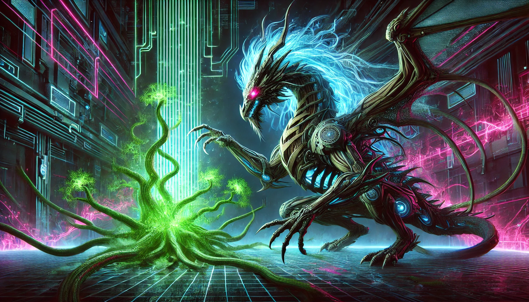 A depiction of the encroaching Blight